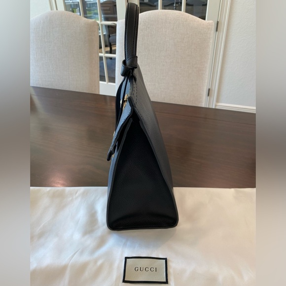 Gucci Collector’s Edition Black Animalier GG Marmont Top Handle Bag - RARE - Picture 7 of 17